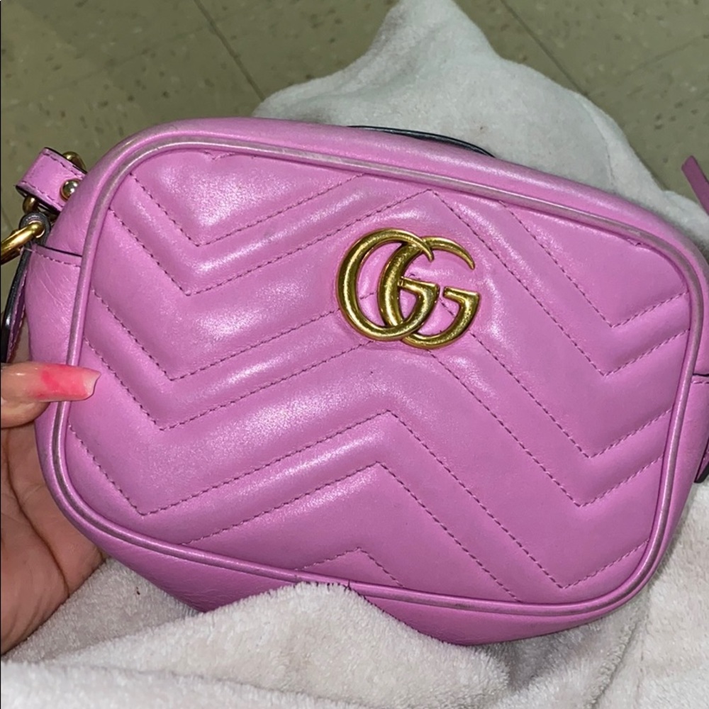 Gucci Marmont Malelasse Small Crossbody Bag 💕